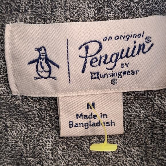 Penguin By Munsingwear Size M Long Sleeve Gray Button Down Shirt - Picture 2 of 7